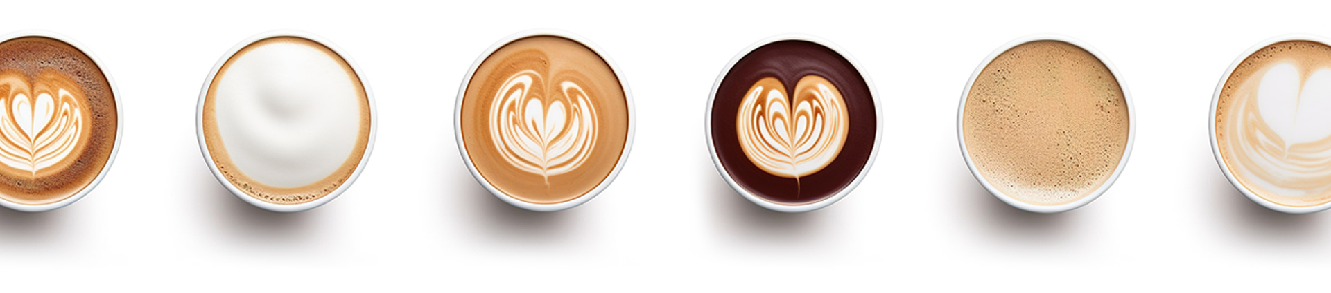 Tasses de café prêtes à être dégustées Tasses de café remplies