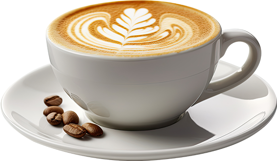 Tasse blanche remplie de café Tasse blanche avec café chaud à l’intérieur