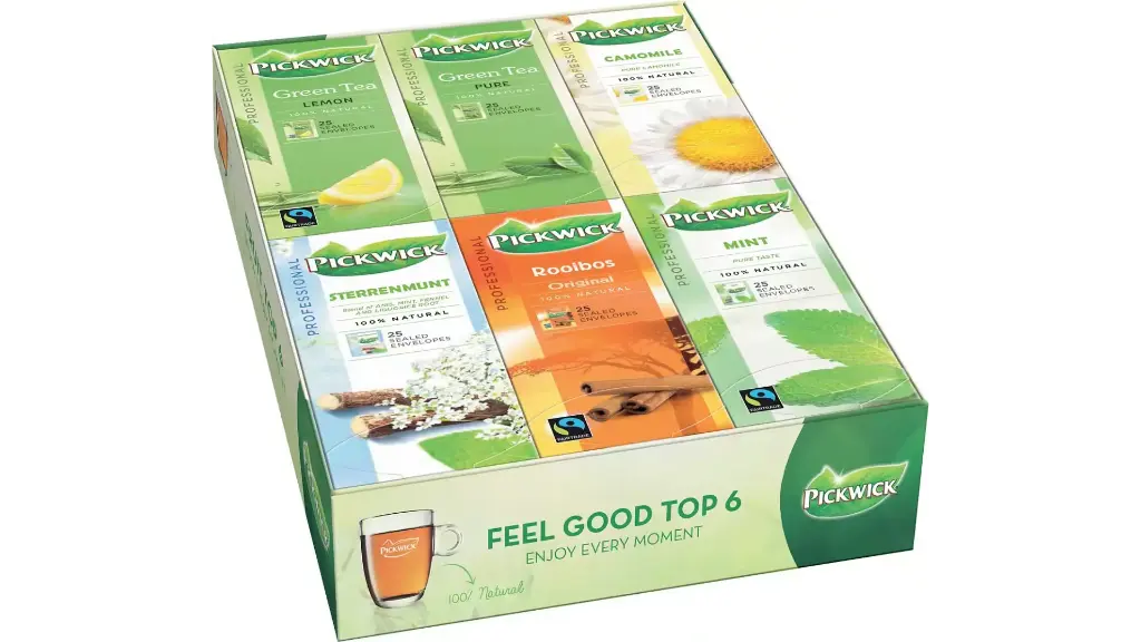 Boîte à thé Assortiment de saveurs Pickwick