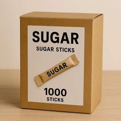 Stick de sucre 5gr 1boite 1000 pièces